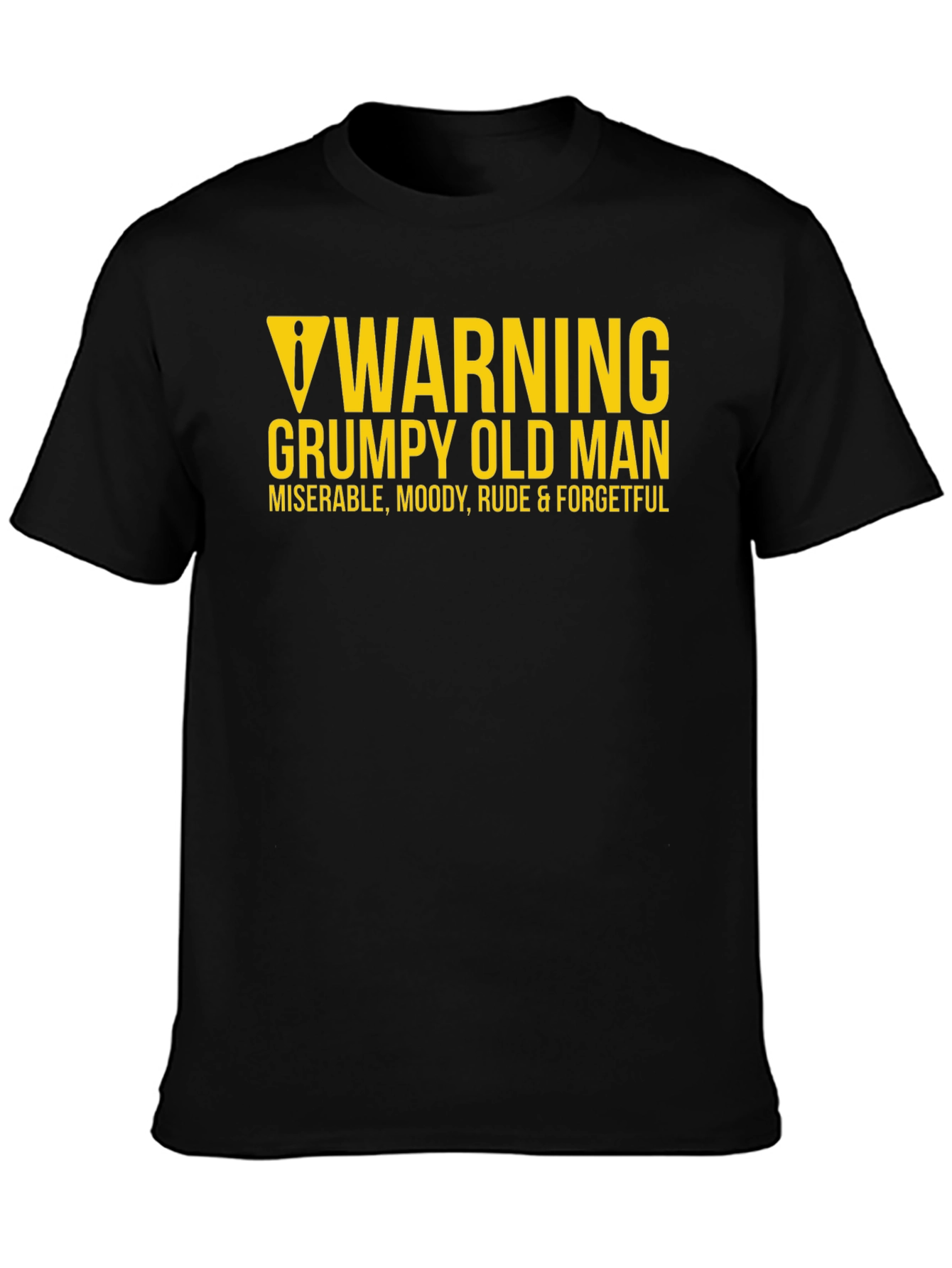 Warning Grumpy Old Man Graphic Tee