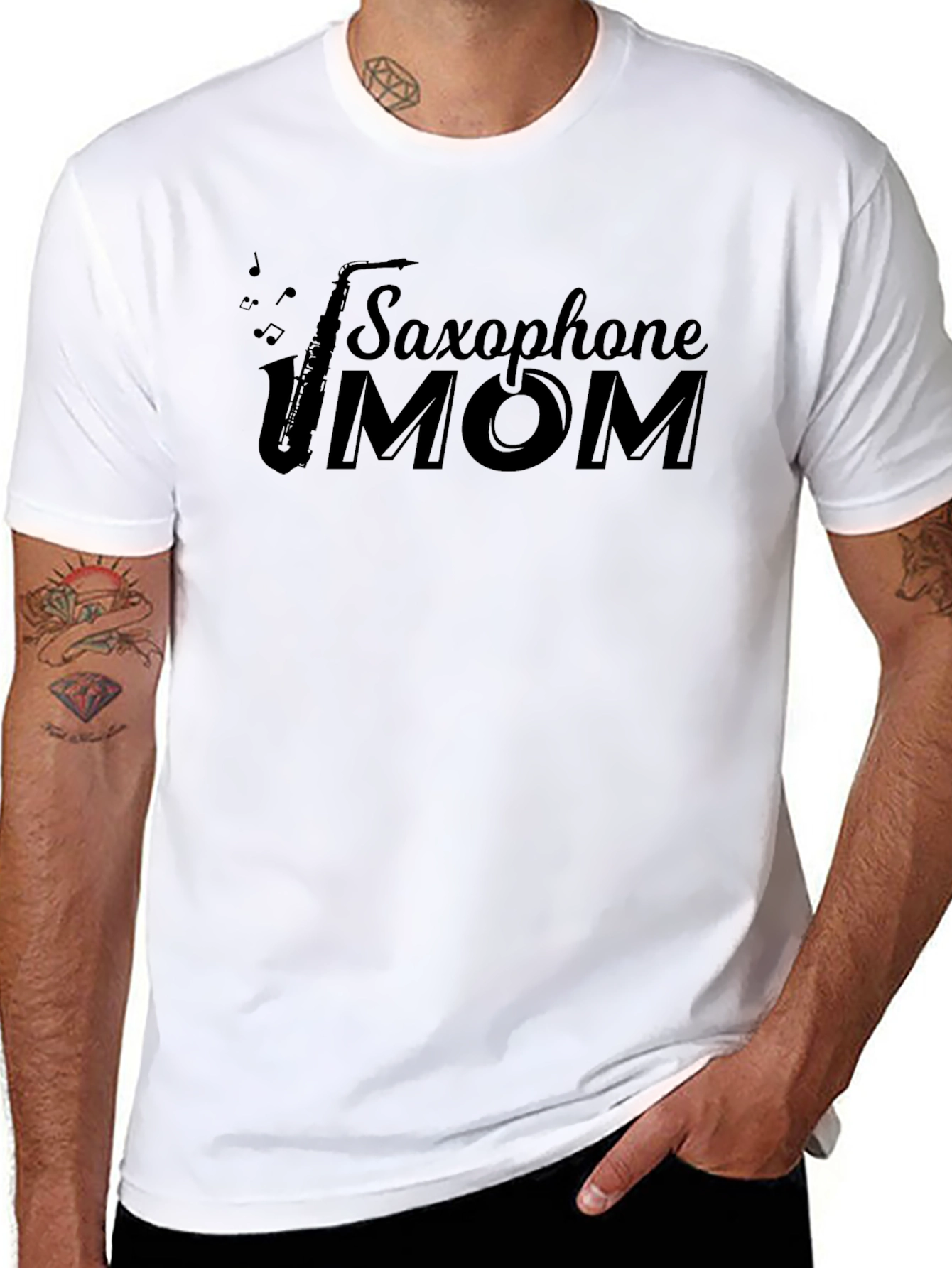 Saxophone Mom T-Shirt - Music Lover Tee