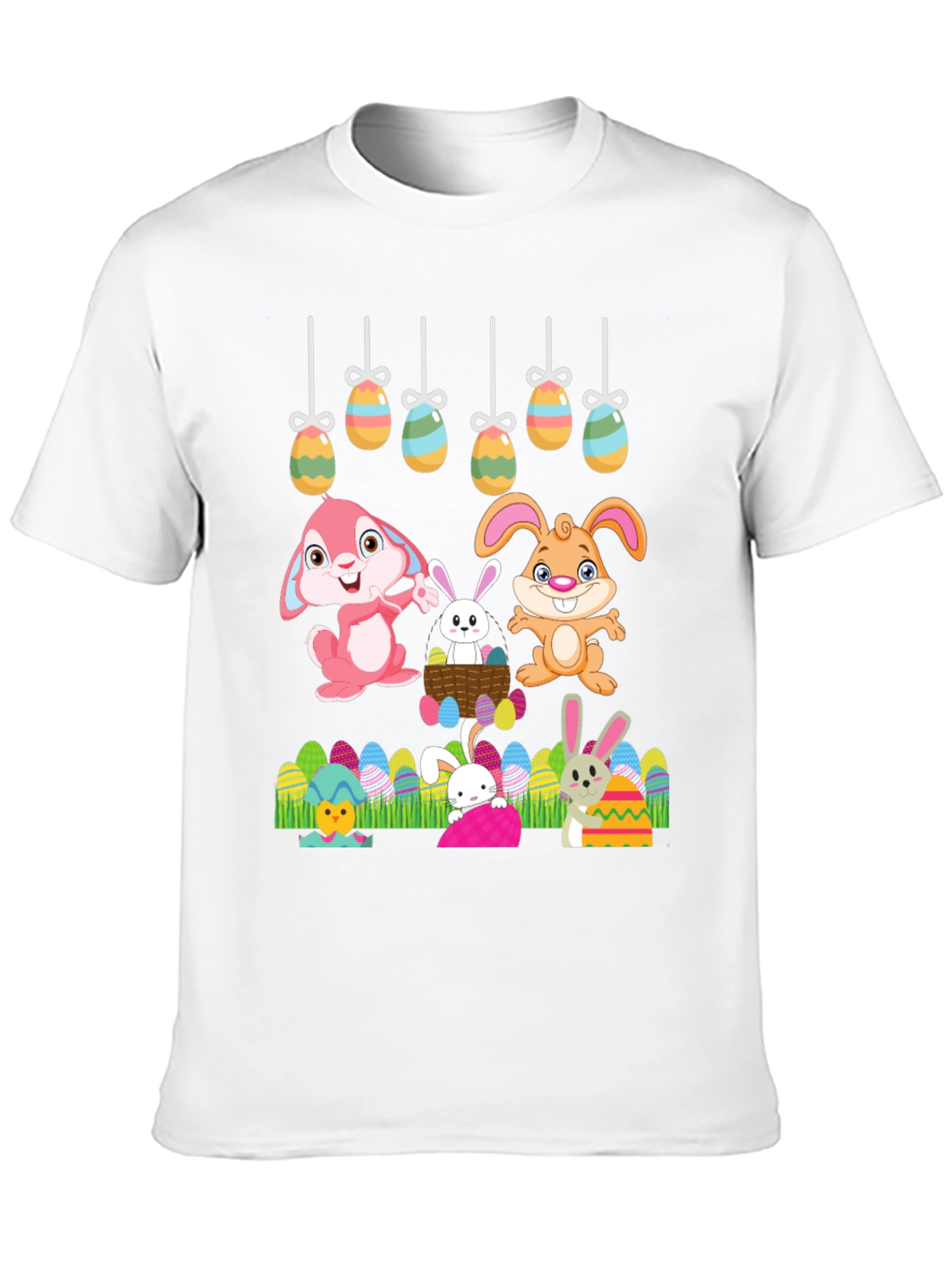 Easter Bunny Graphic Tee - Holiday Celebration