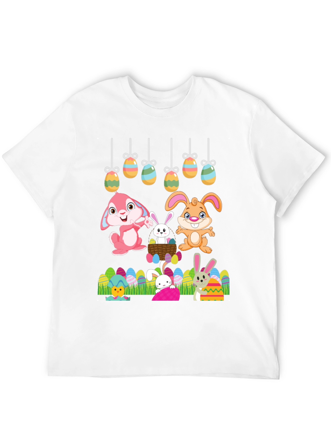 Easter Bunny Graphic Tee - Holiday Celebration