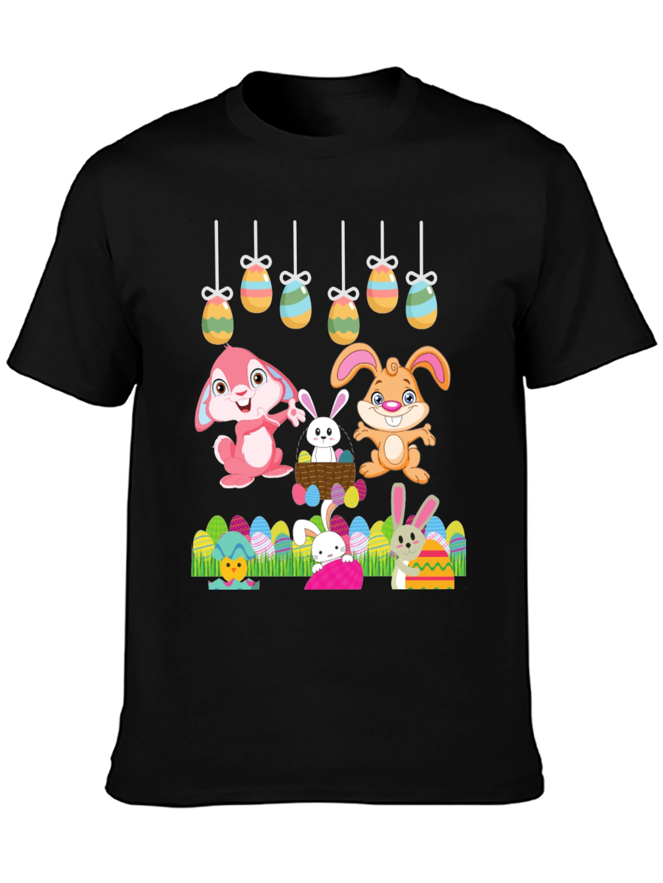 Easter Bunny Graphic Tee - Holiday Celebration