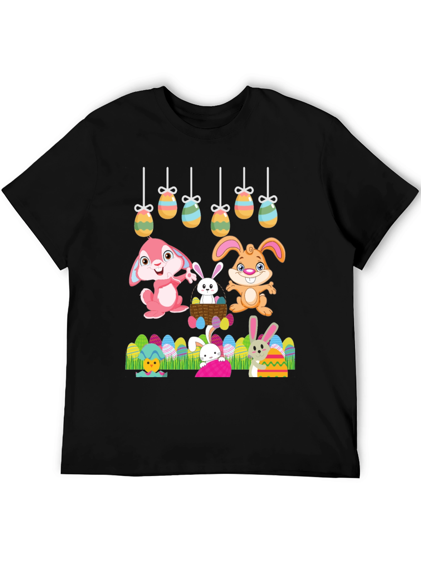 Easter Bunny Graphic Tee - Holiday Celebration