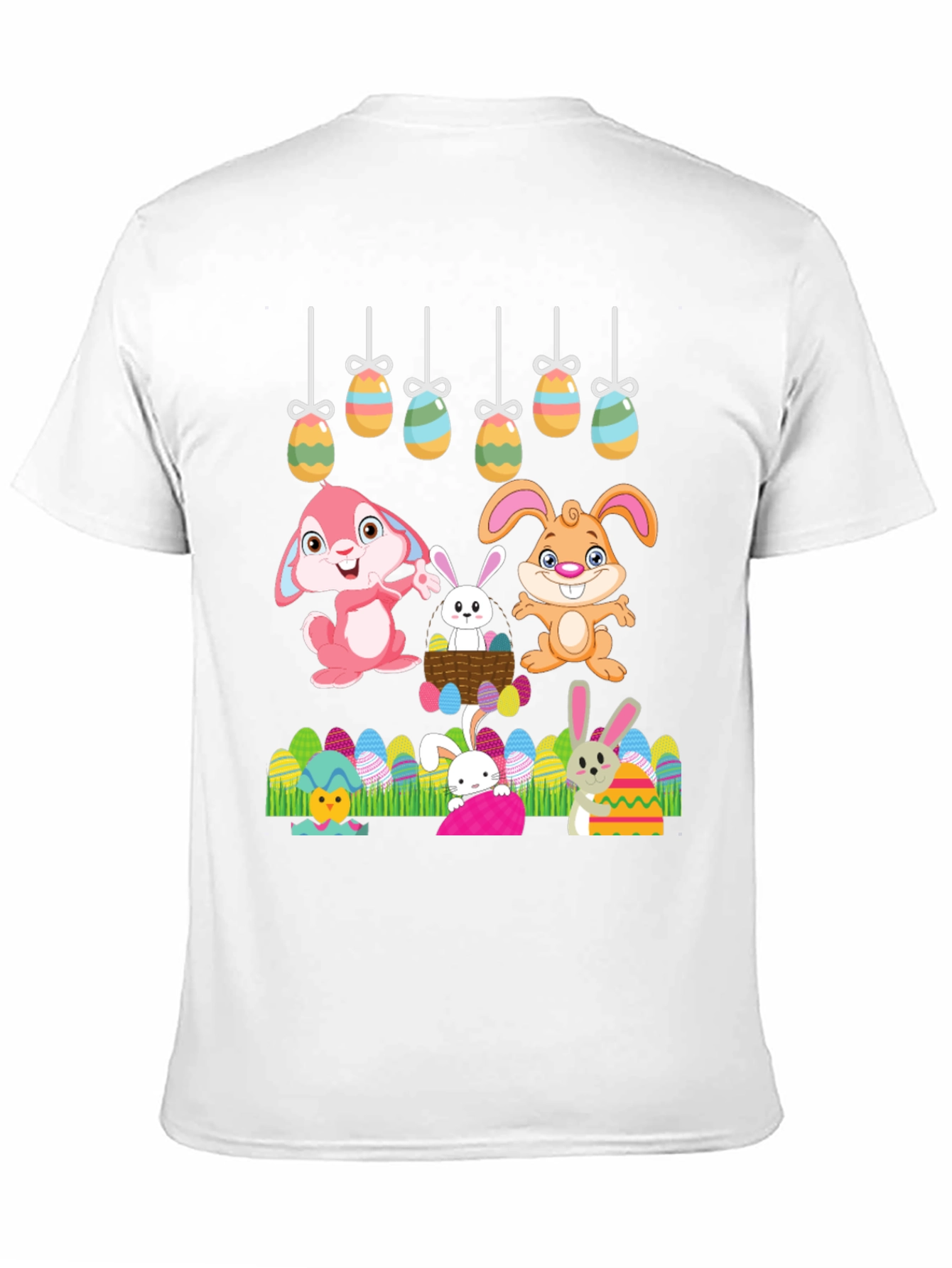 Easter Bunny Graphic Tee - Holiday Celebration