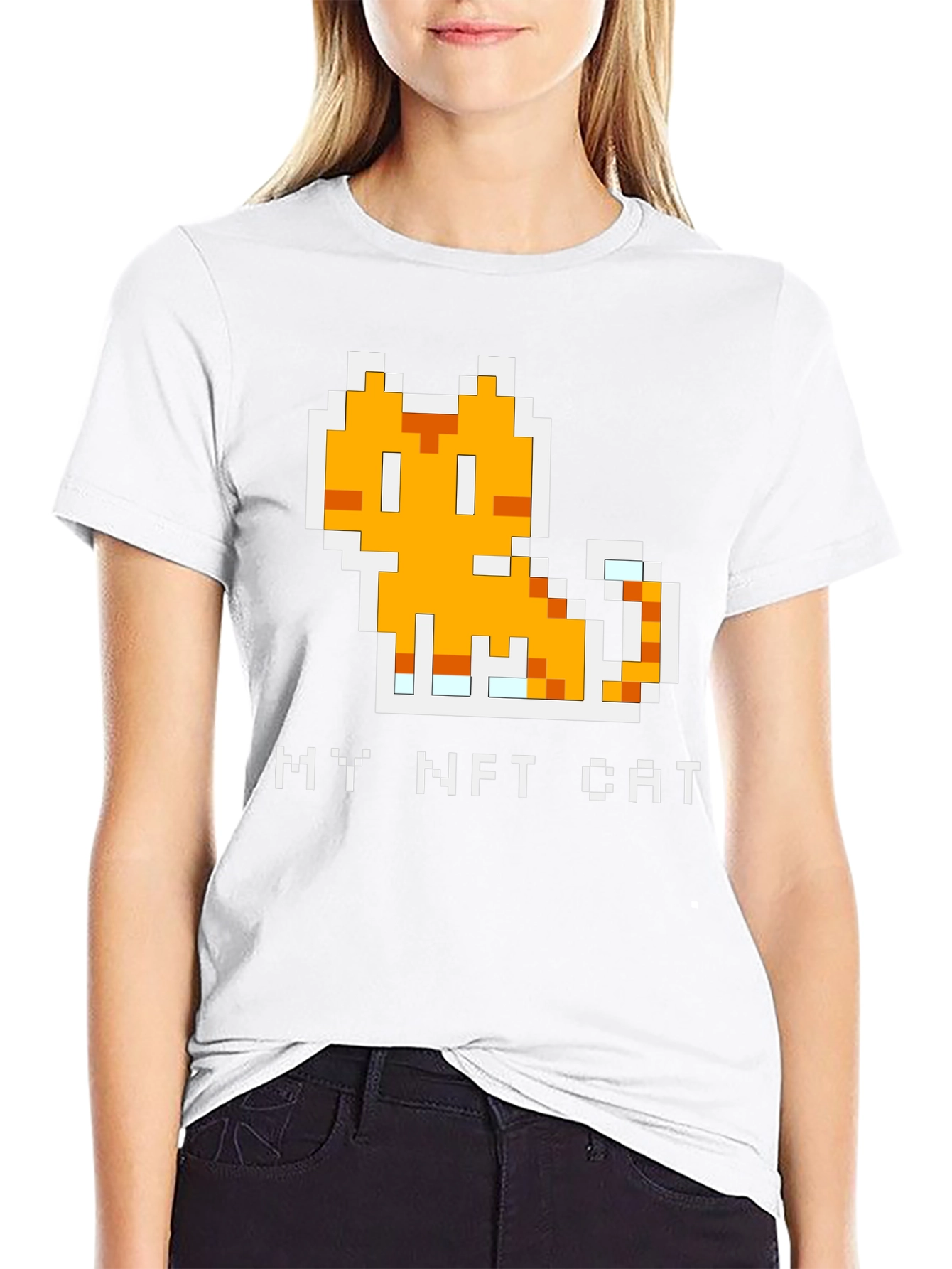 My NFT Cat T-Shirt: Pixel Art Kitten Tee