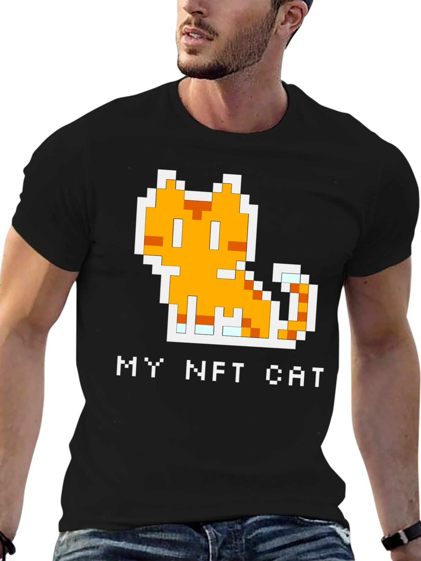 My NFT Cat T-Shirt: Pixel Art Kitten Tee