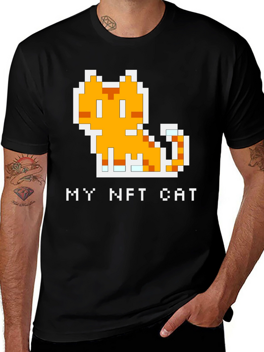 My NFT Cat T-Shirt: Pixel Art Kitten Tee
