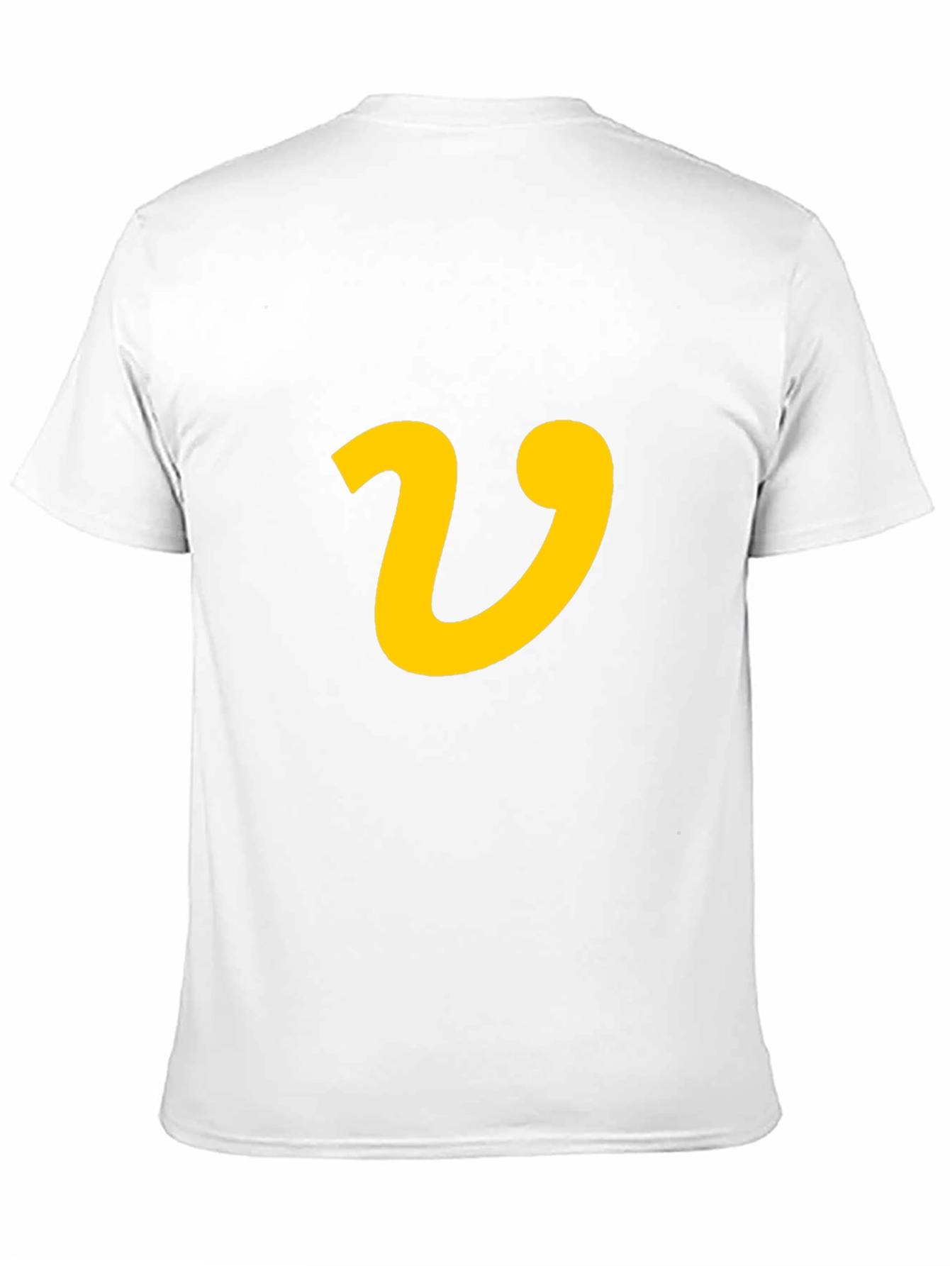 V Graphic Black Tee - Casual Style
