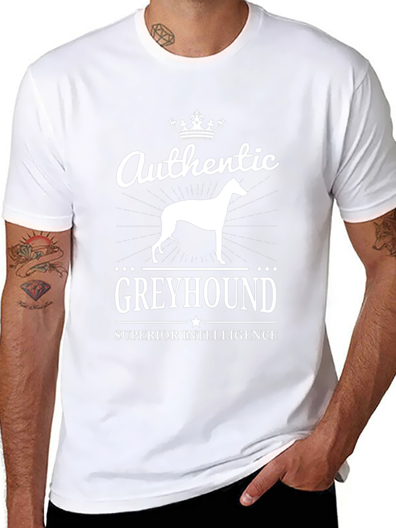 Authentic Greyhound Superior Intelligence Tee