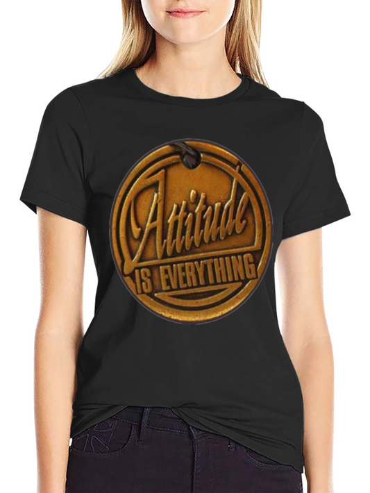 Attitude is Everything Graphic Tee - Black