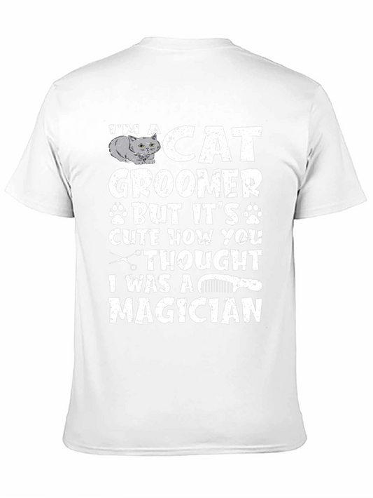 Cat Groomer T-Shirt - Cute & Funny Pet Lover Tee