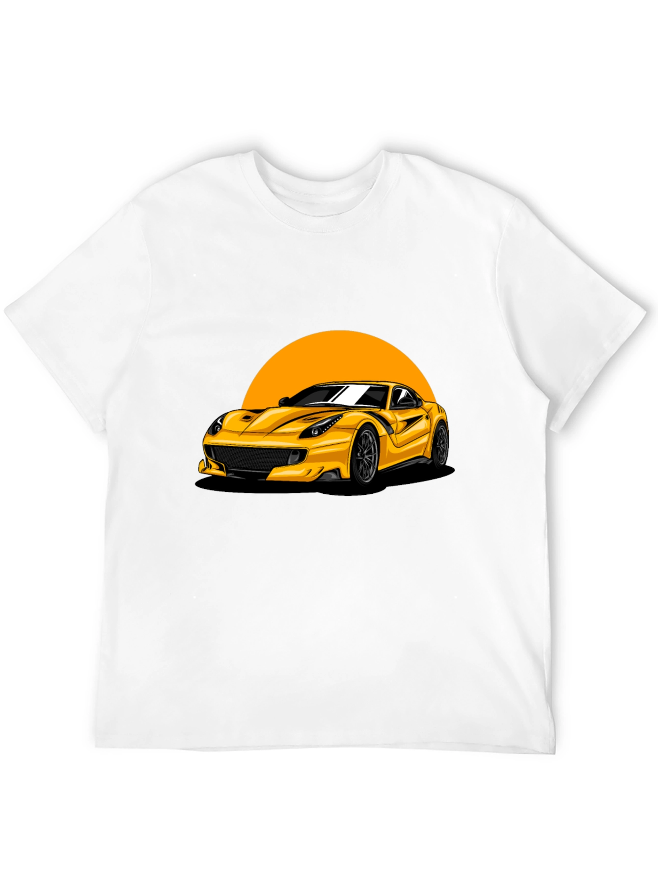Yellow Car Graphic Tee