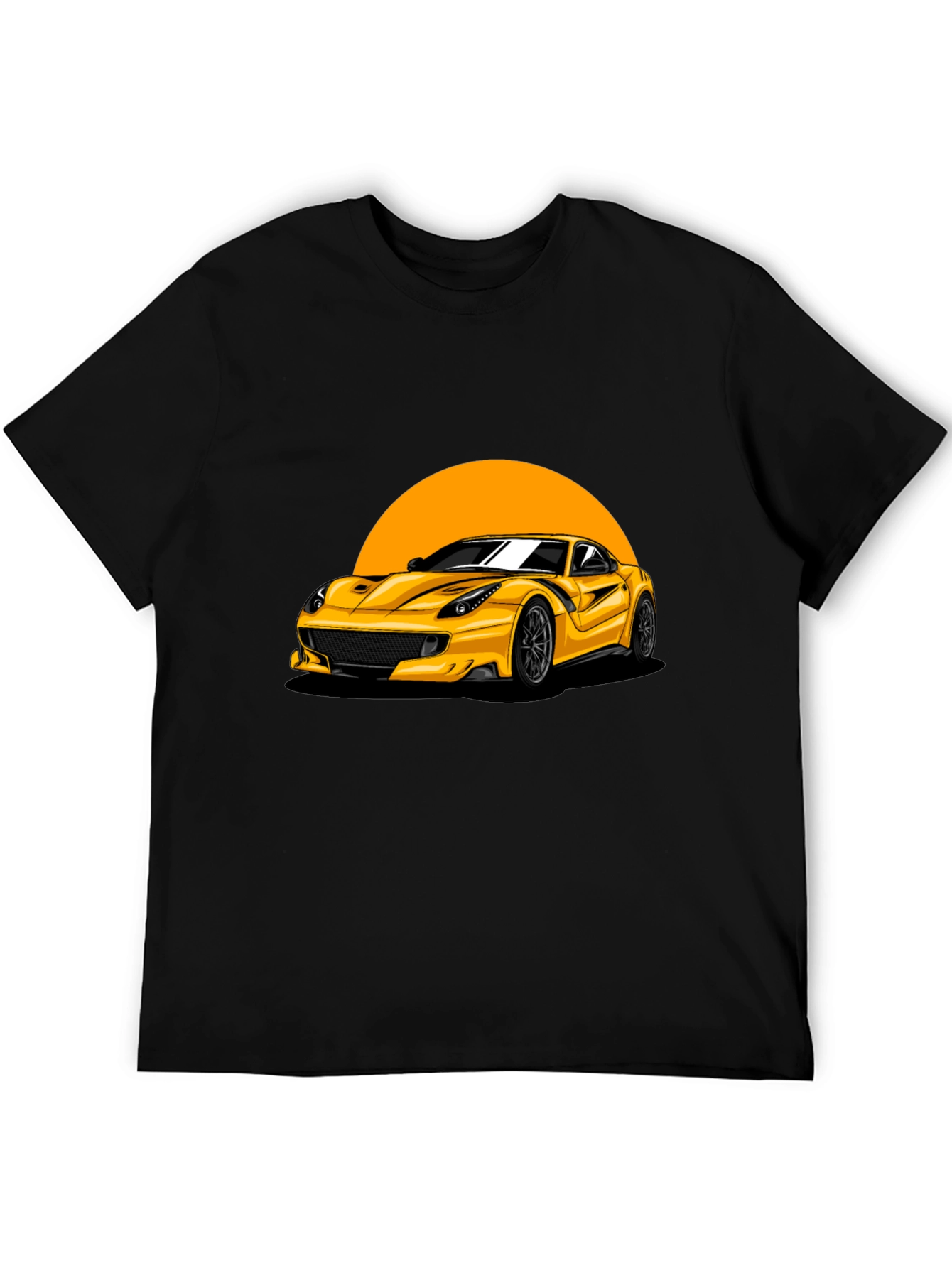 Yellow Car Graphic Tee