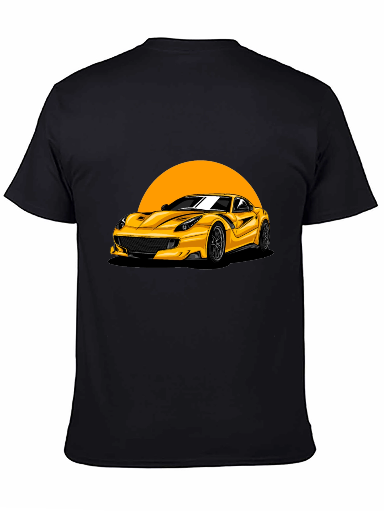 Yellow Car Graphic Tee