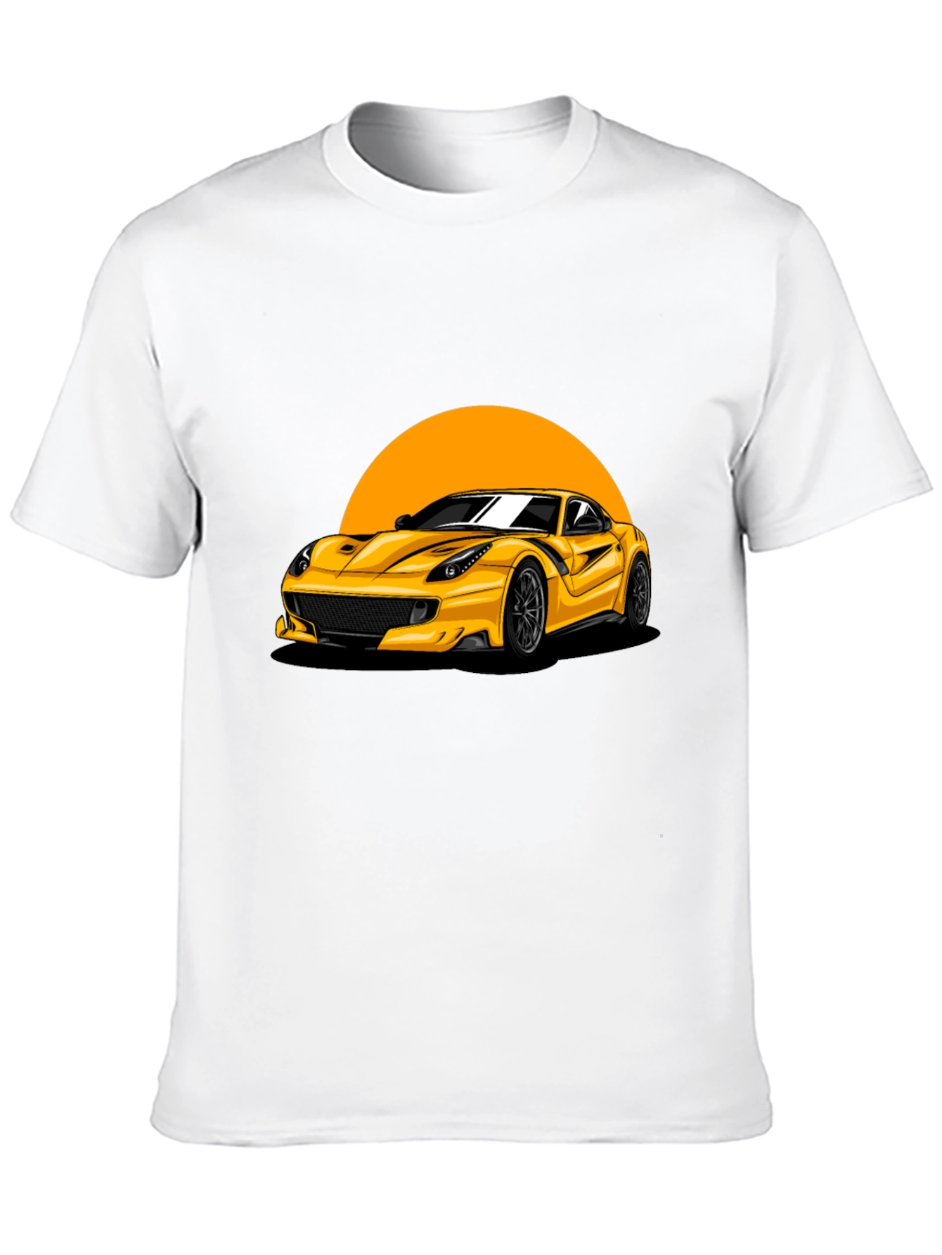 Yellow Car Graphic Tee
