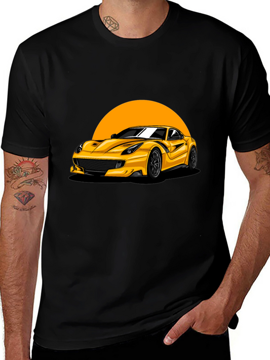 Yellow Car Graphic Tee