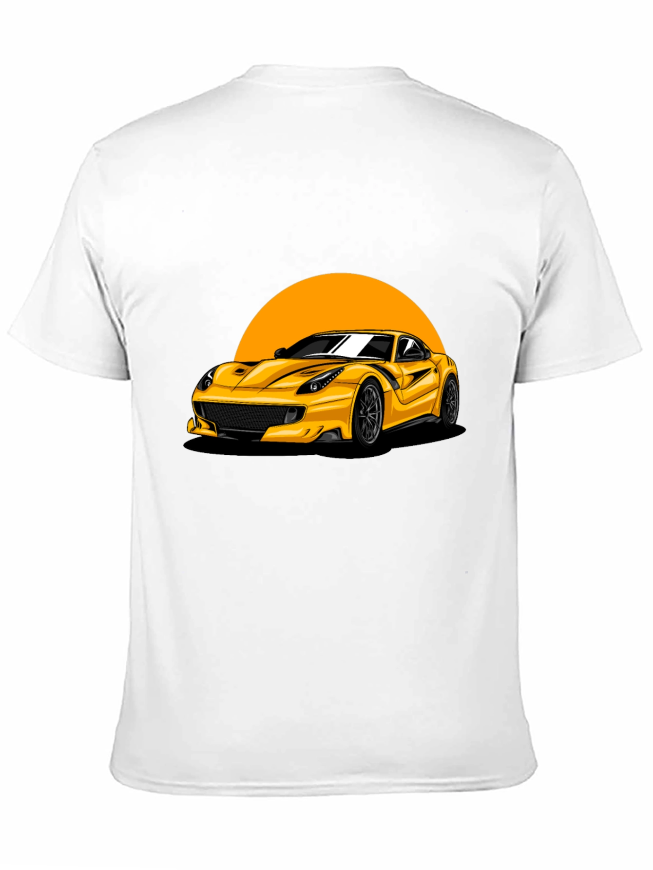 Yellow Car Graphic Tee