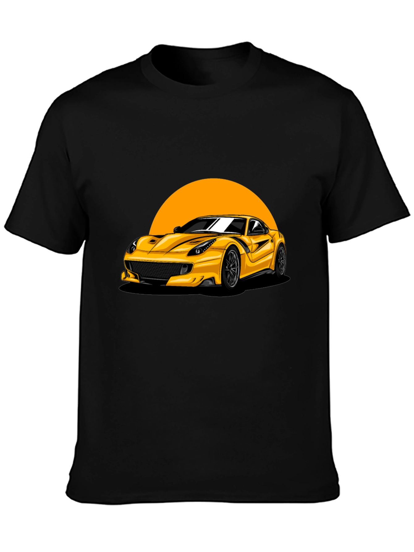 Yellow Car Graphic Tee