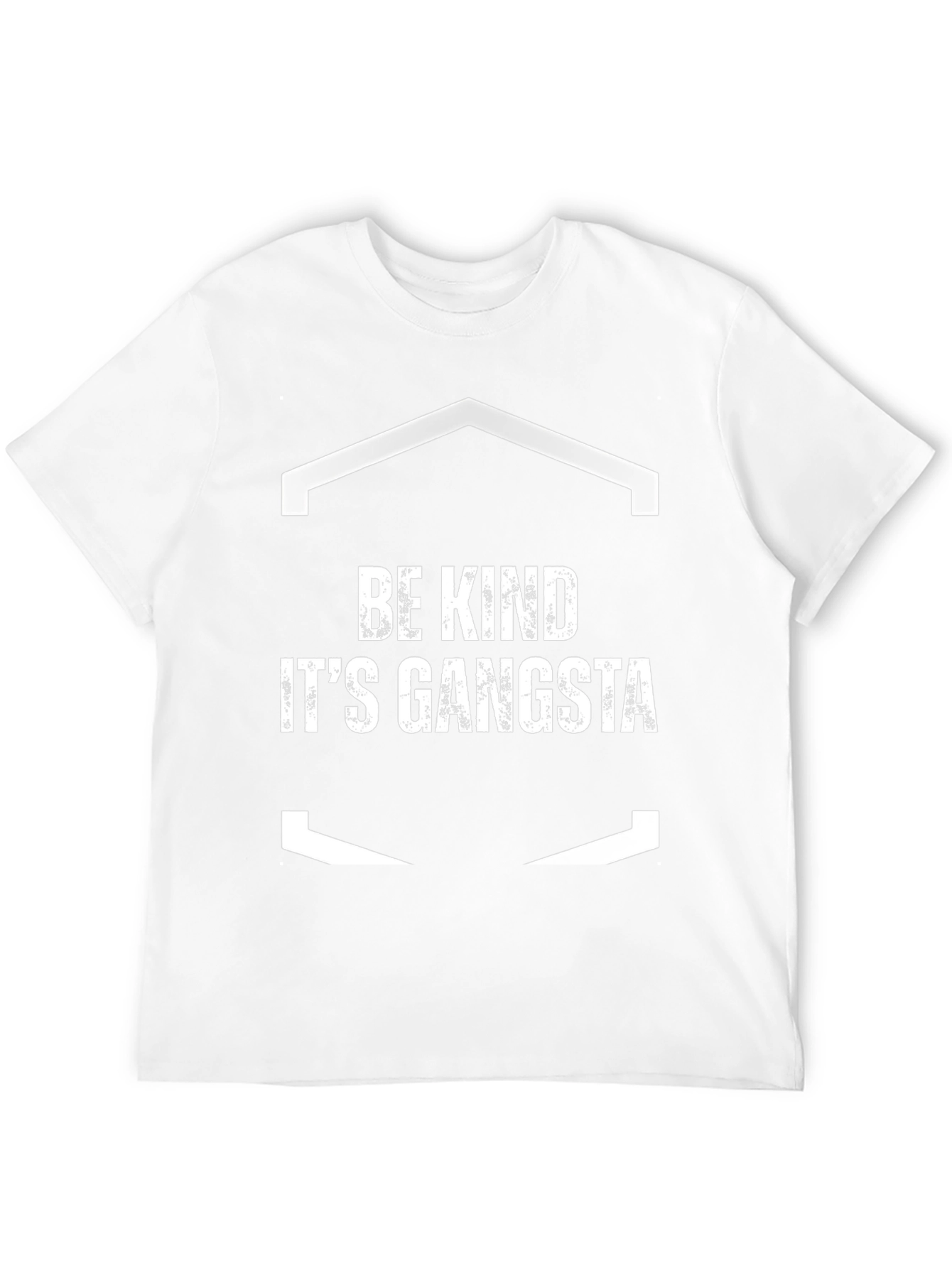 Be Kind Its Gangsta Black Graphic Tee