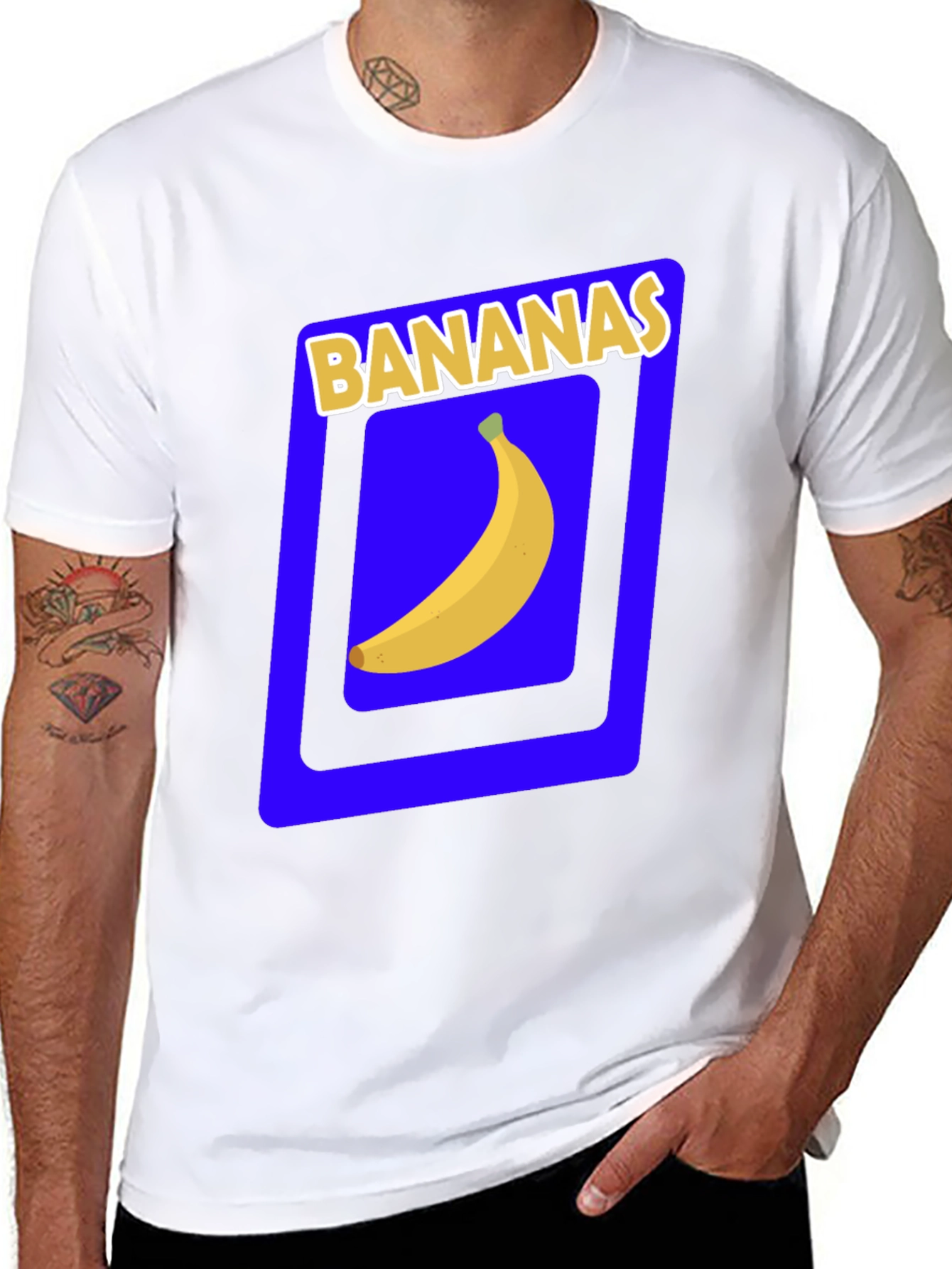 Banana Graphic Tee - Novelty Fruit T-Shirt