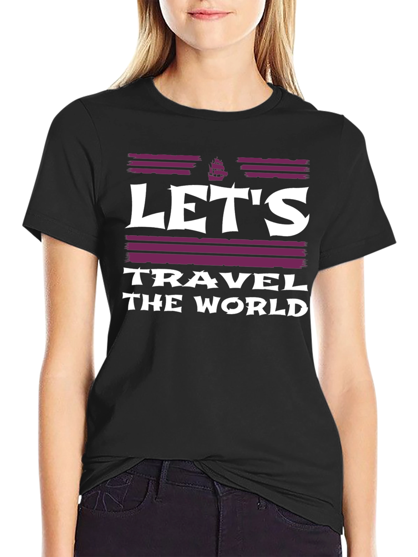 Lets Travel the World Graphic Tee
