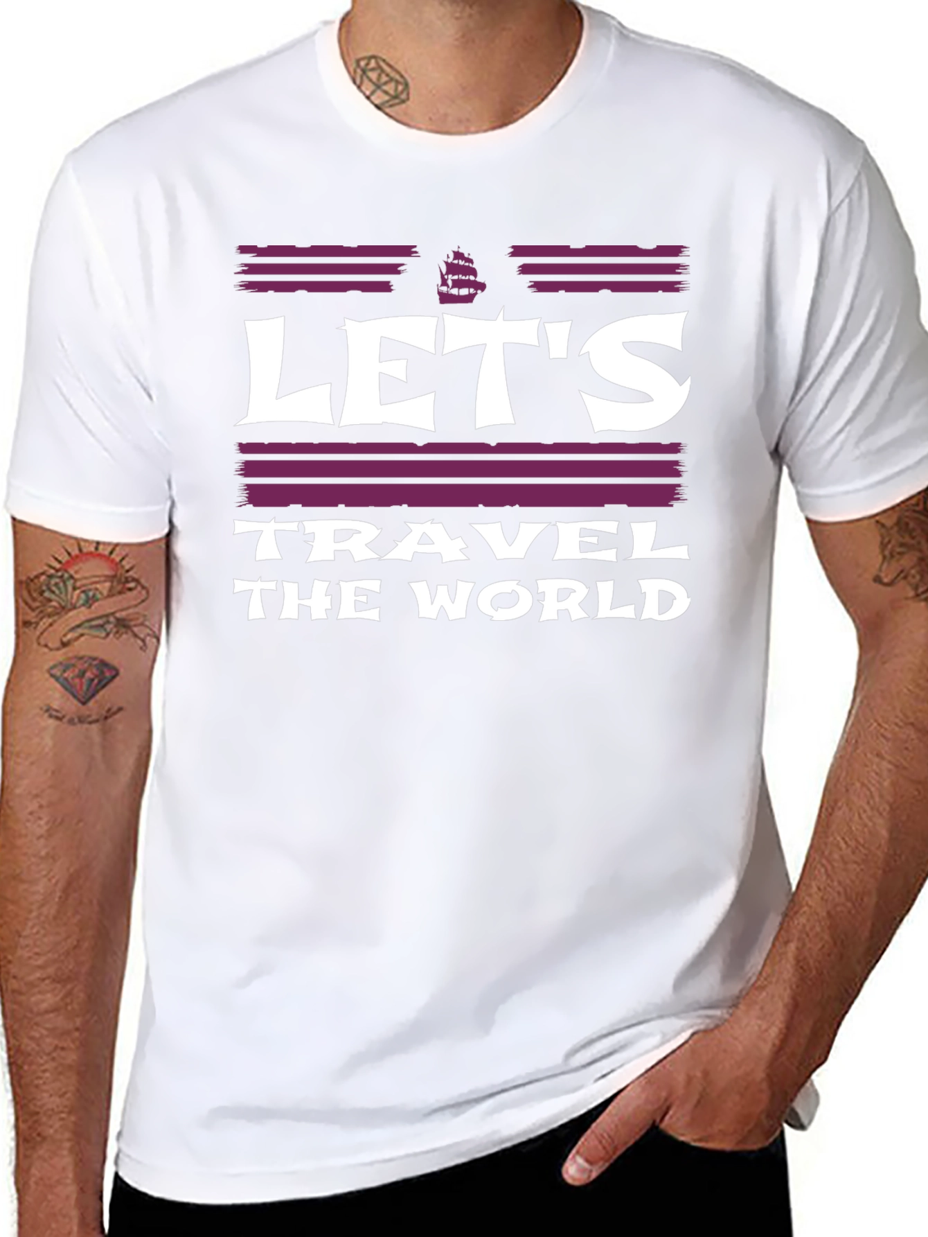 Lets Travel the World Graphic Tee