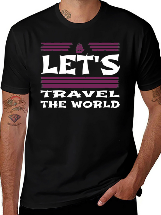 Lets Travel the World Graphic Tee