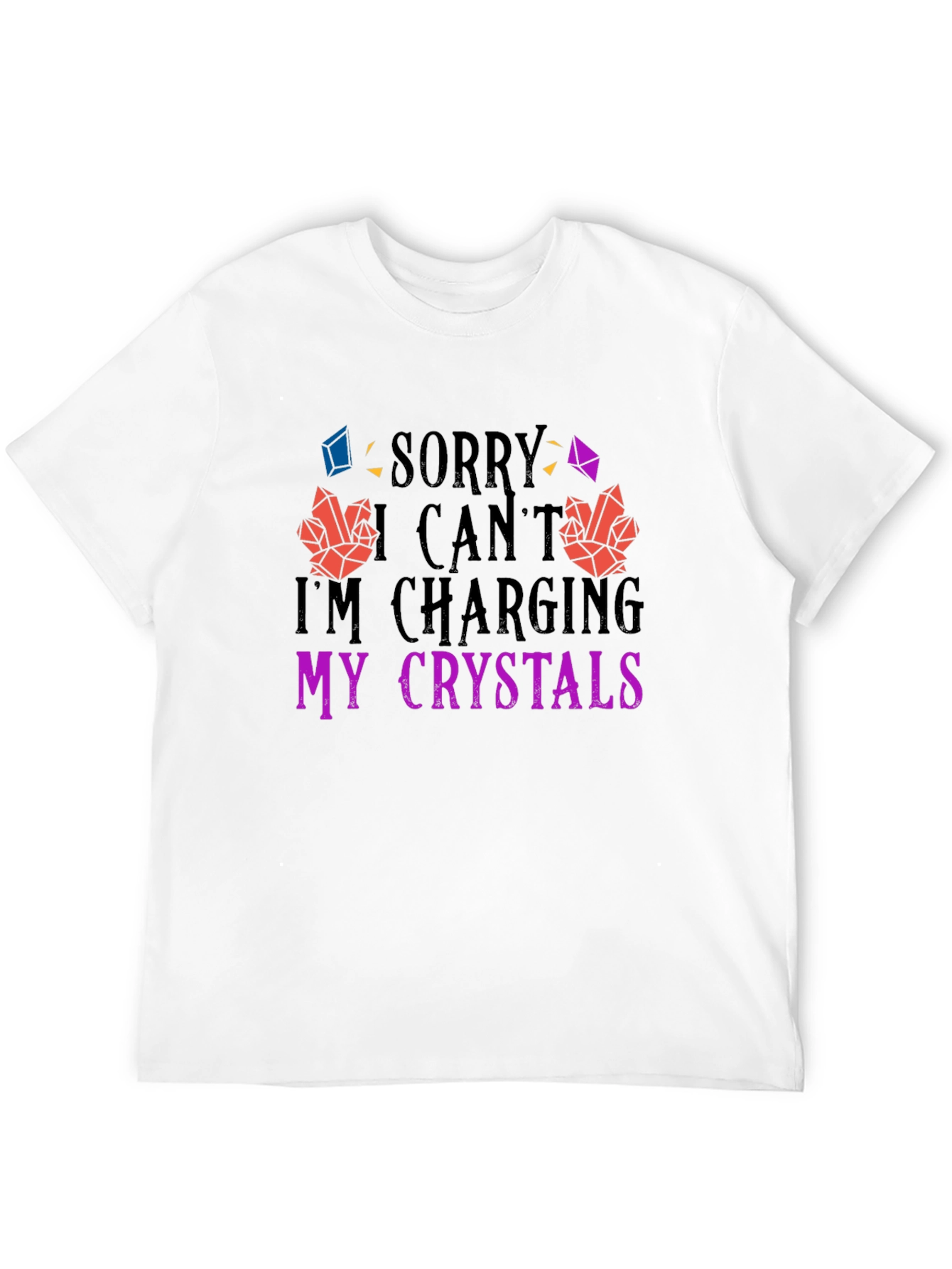 Charging Crystals Graphic T-Shirt