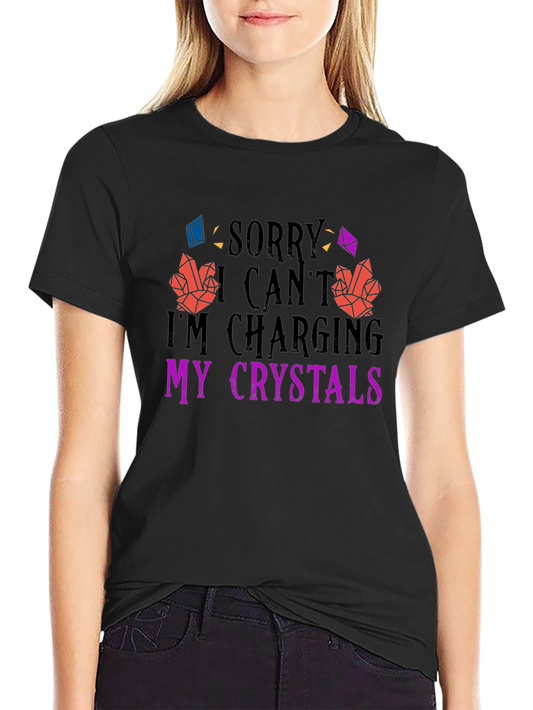 Charging Crystals Graphic T-Shirt
