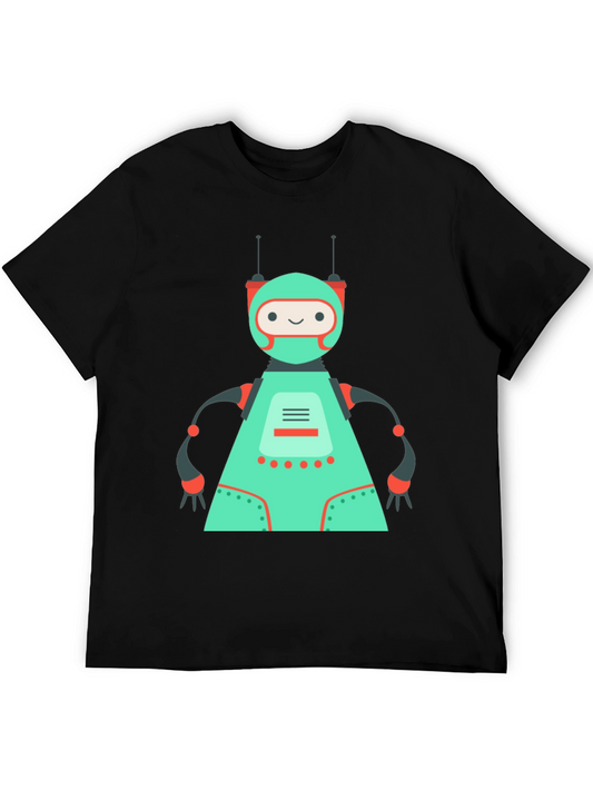 Robot Graphic Tee - Fun Modern Design
