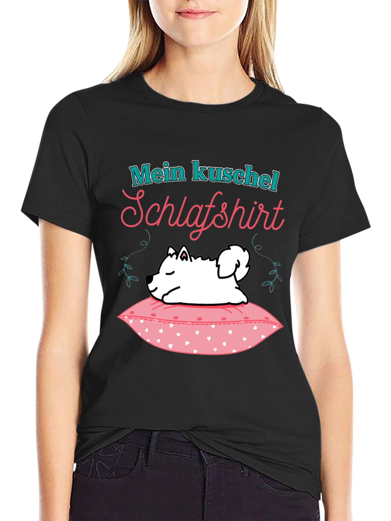 Cute Dog Mein Kuschel Schlafshirt Graphic T-Shirt