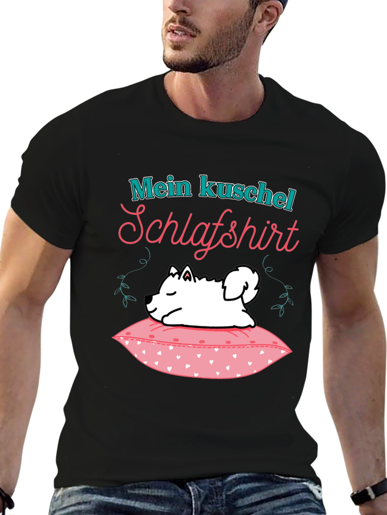Cute Dog Mein Kuschel Schlafshirt Graphic T-Shirt