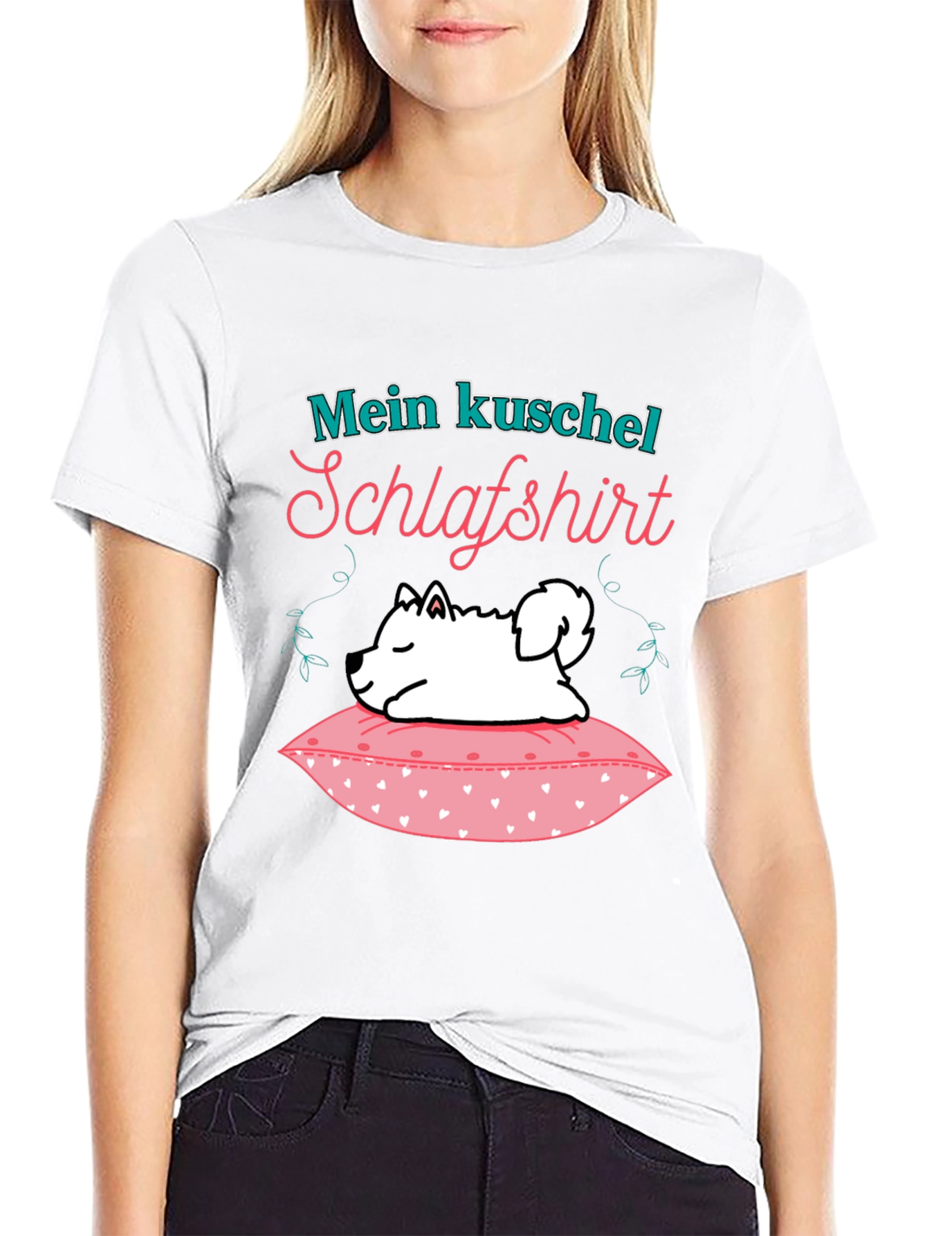 Cute Dog Mein Kuschel Schlafshirt Graphic T-Shirt