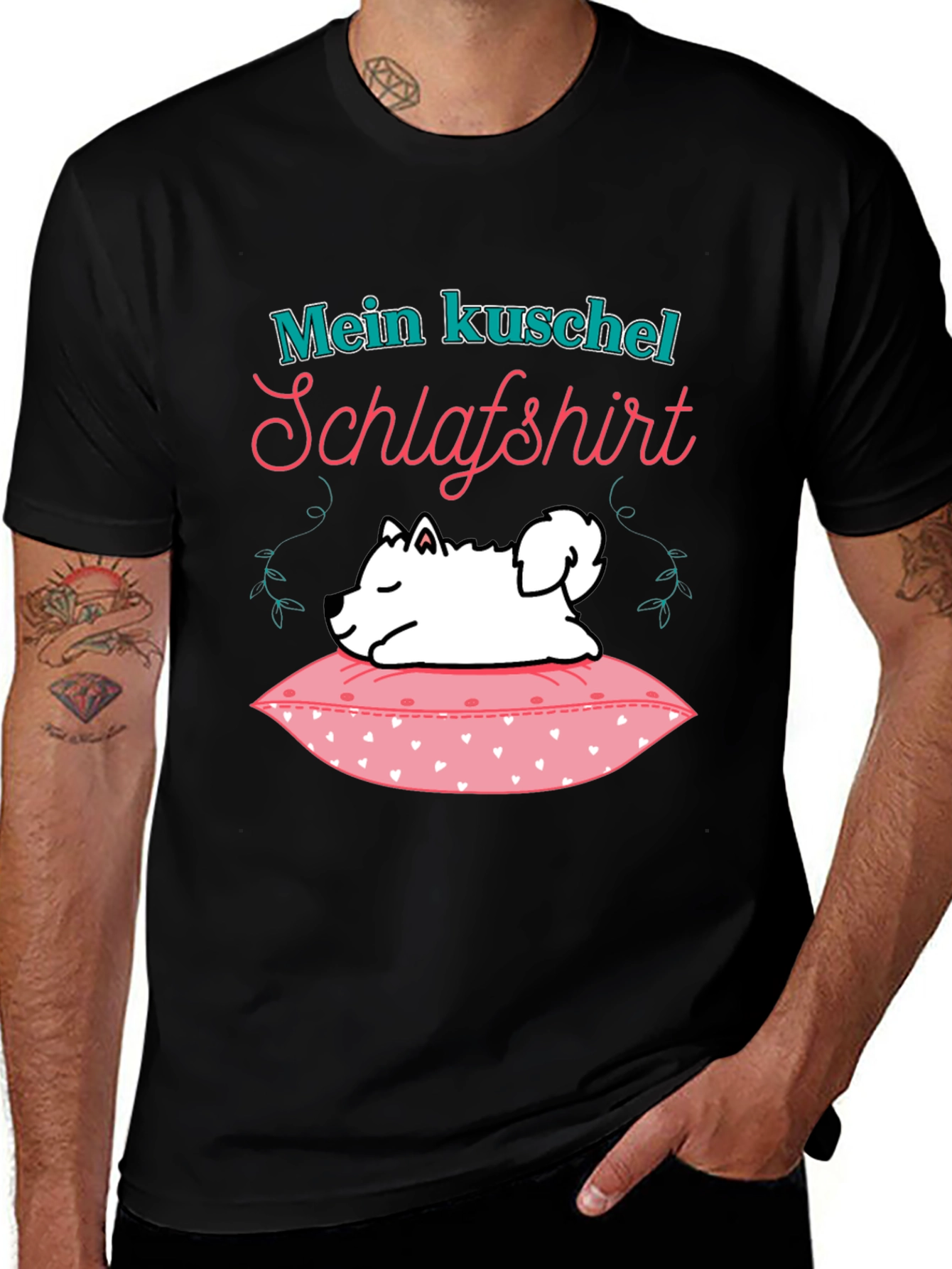 Cute Dog Mein Kuschel Schlafshirt Graphic T-Shirt
