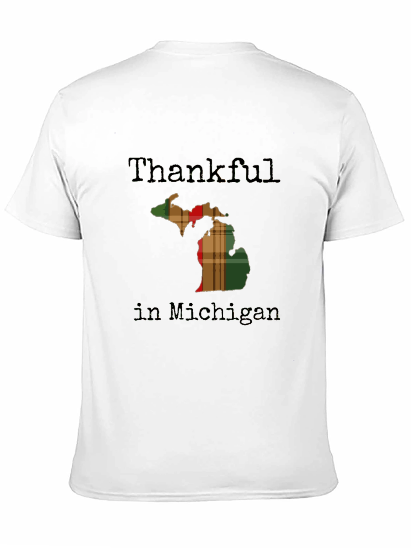 Thankful in Michigan Graphic T-Shirt