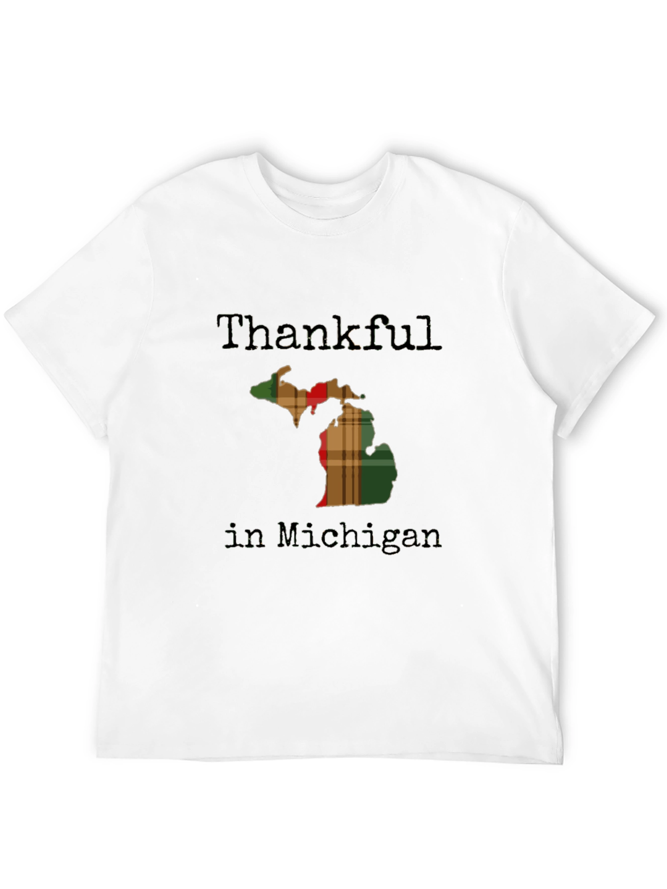 Thankful in Michigan Graphic T-Shirt