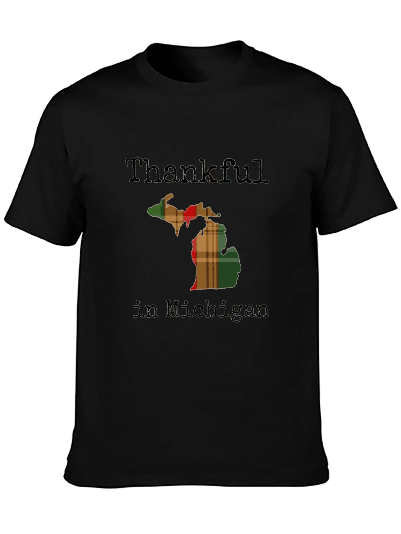 Thankful in Michigan Graphic T-Shirt