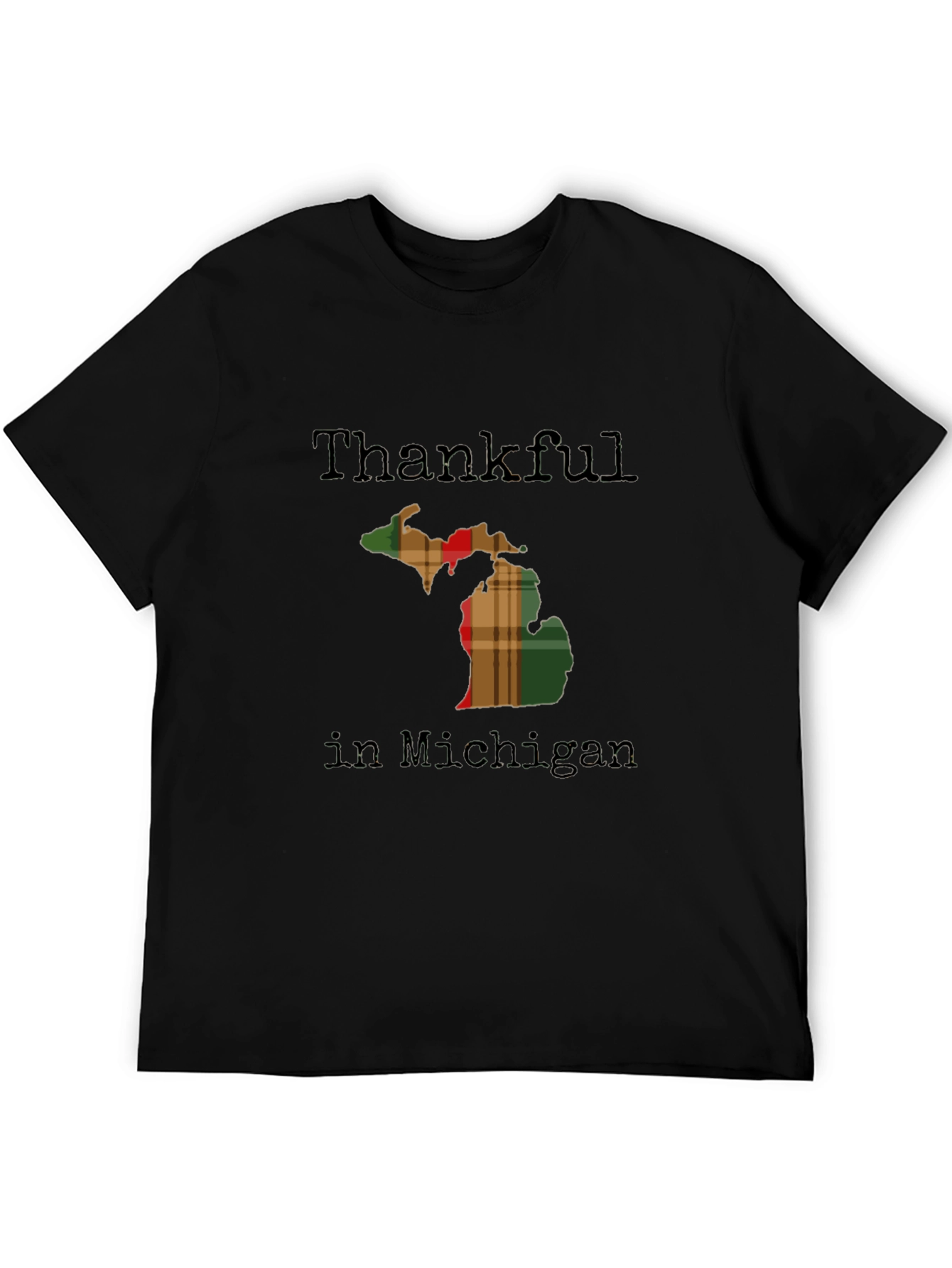 Thankful in Michigan Graphic T-Shirt
