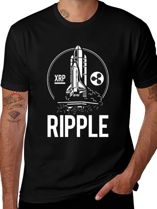 Ripple XRP Rocket T-Shirt - Crypto Moon