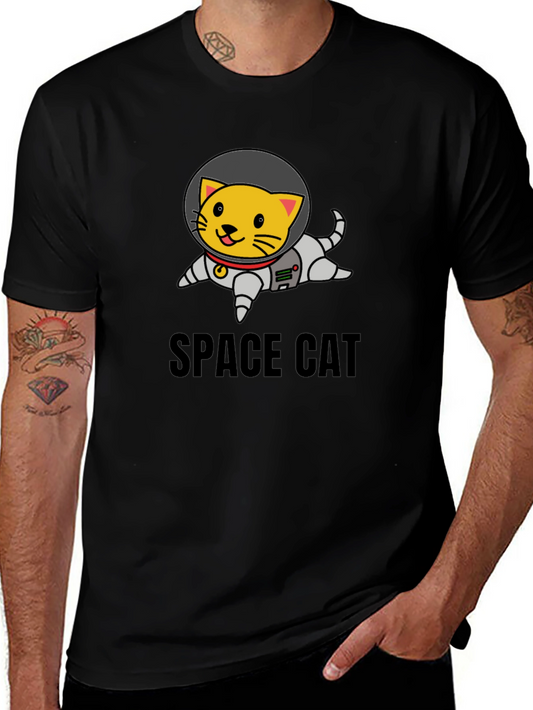Space Cat T-Shirt - Funny Astronaut Kitten Tee