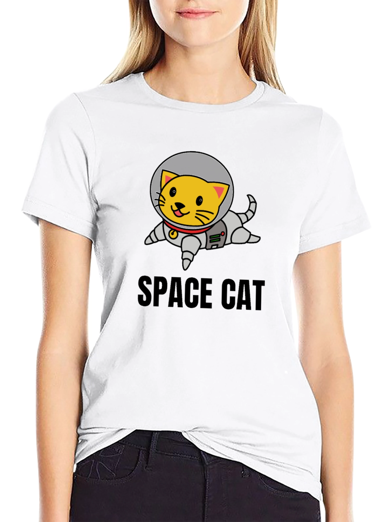 Space Cat T-Shirt - Funny Astronaut Kitten Tee