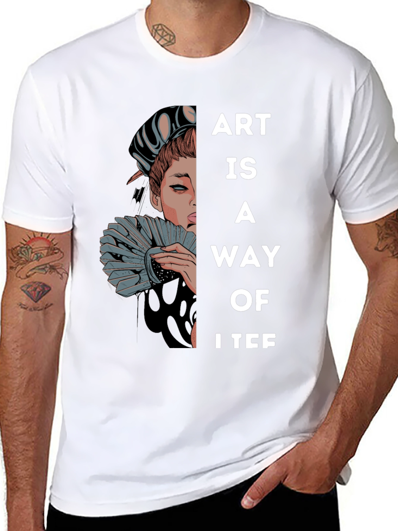 Art is a Way of Life Graphic T-Shirt
