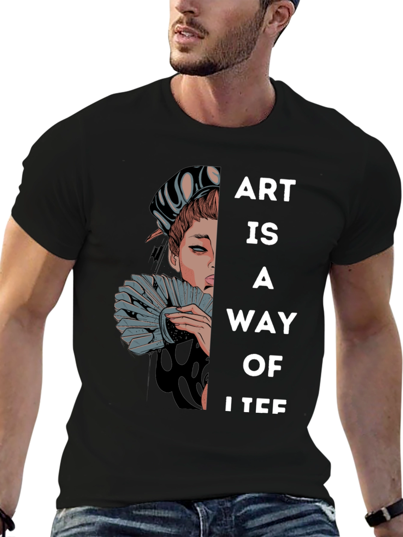 Art is a Way of Life Graphic T-Shirt