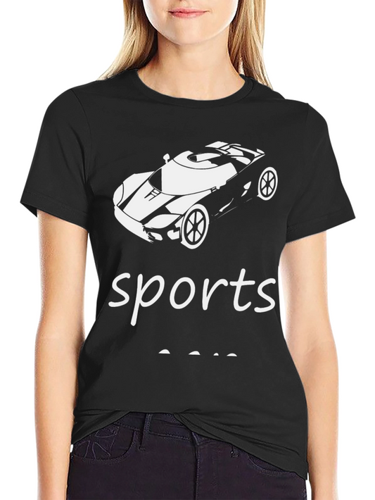 Sports Car Black T-Shirt