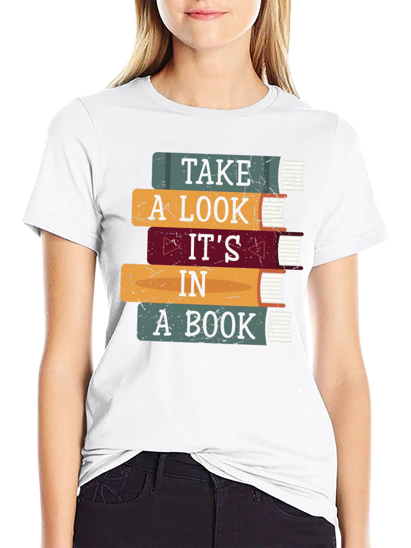 Take A Look Its In A Book Graphic T-Shirt