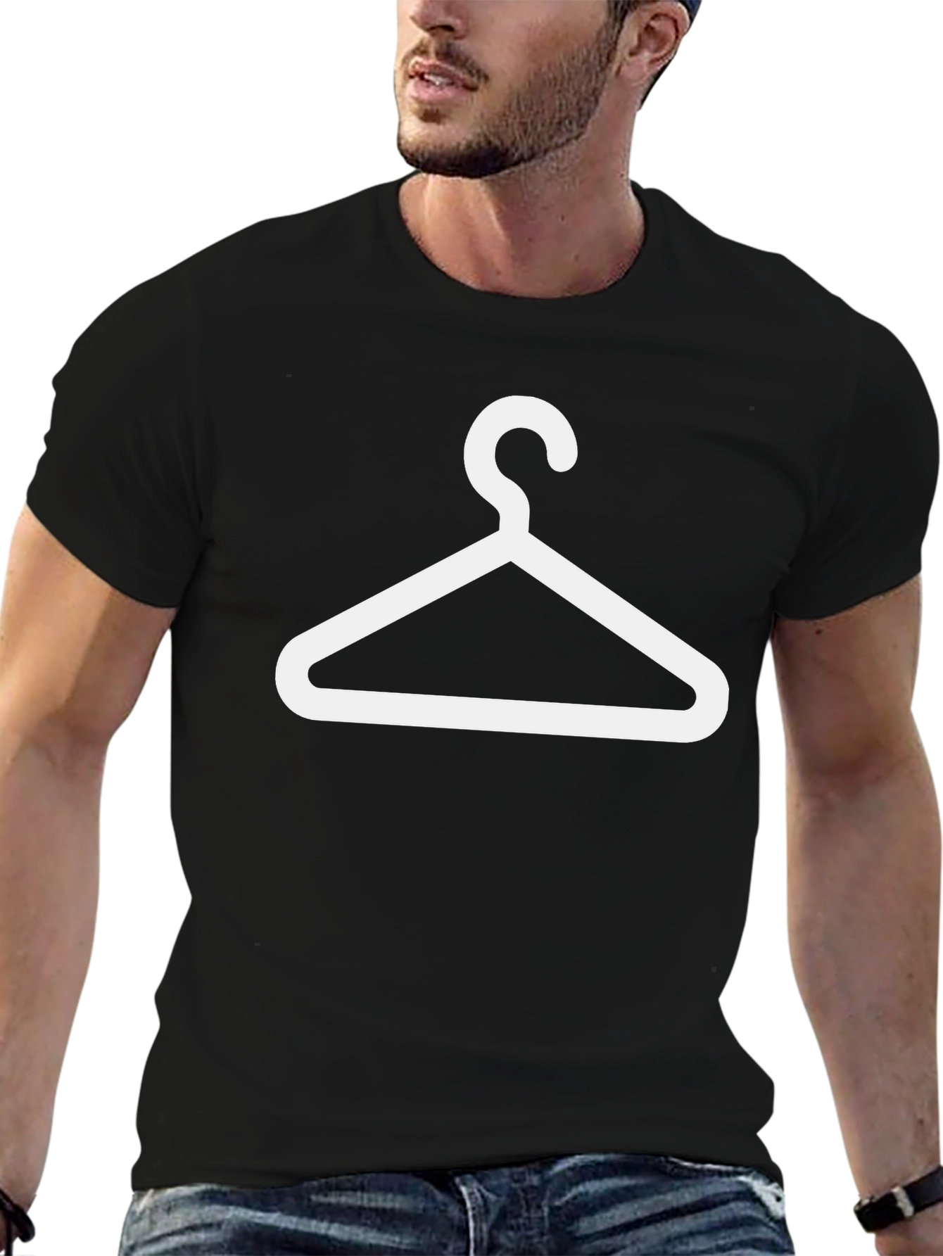 Hanger Graphic T-Shirt - Black Unisex Tee