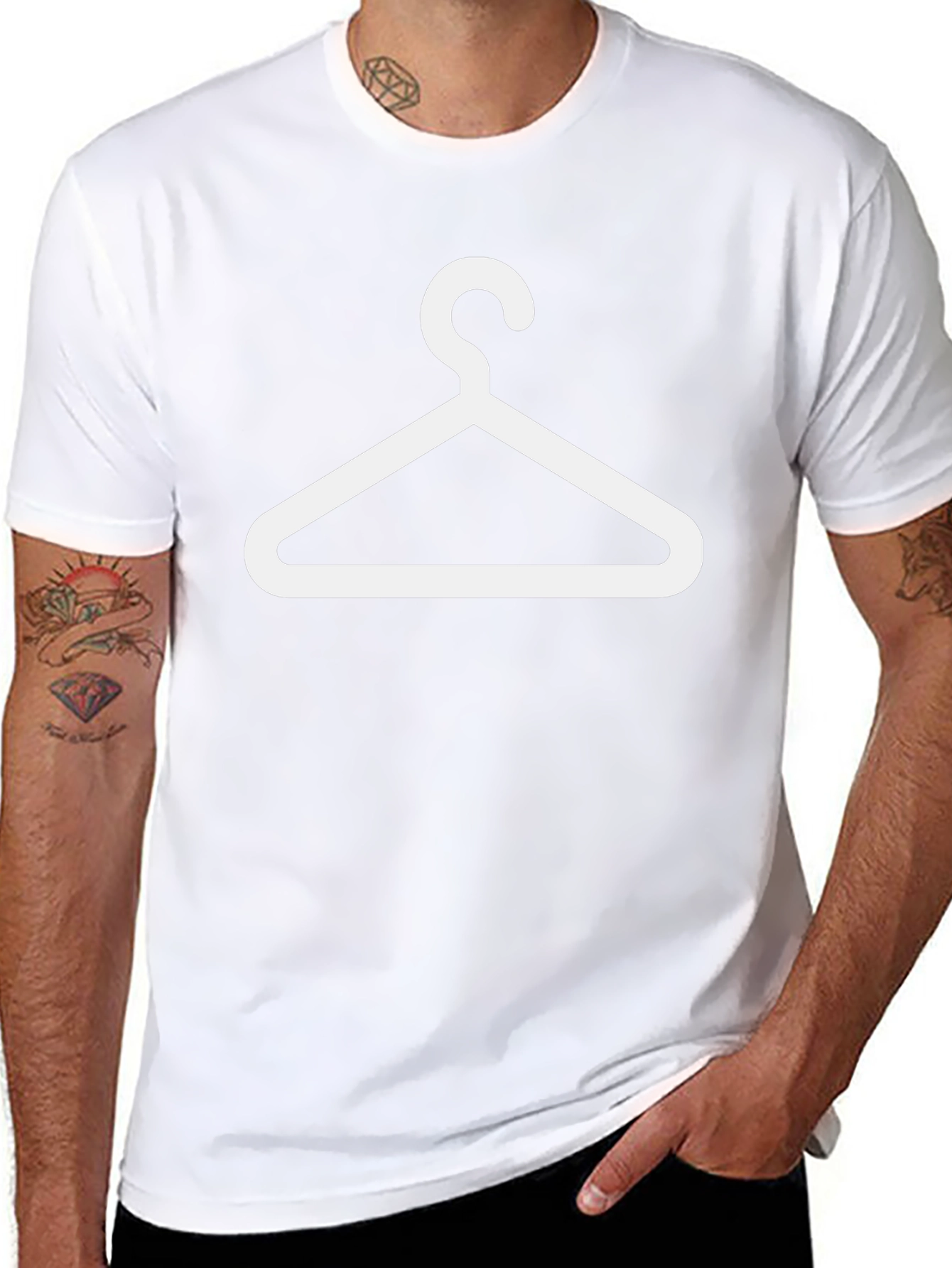 Hanger Graphic T-Shirt - Black Unisex Tee