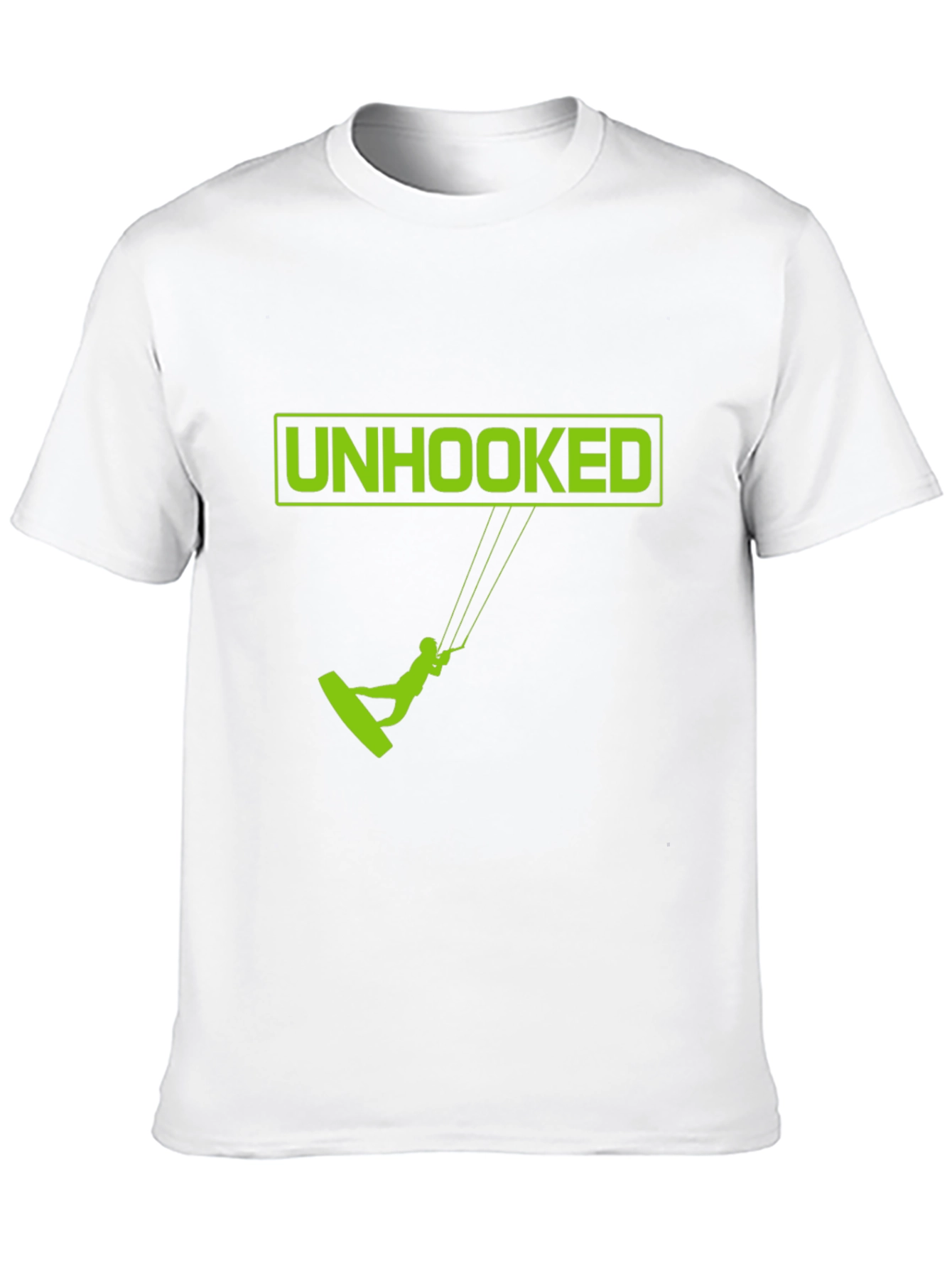 Unhooked Kitesurfing Graphic Tee - Black