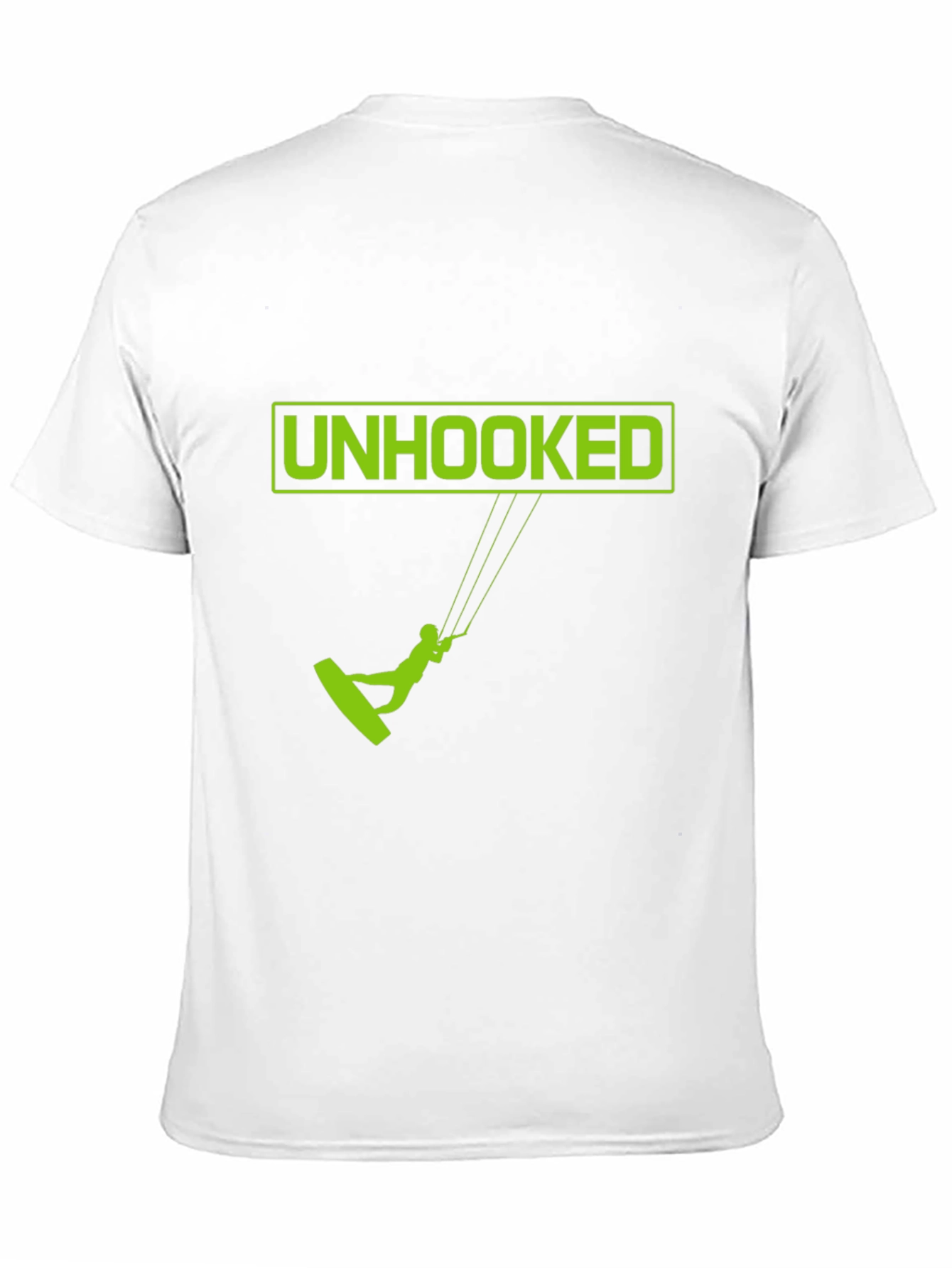Unhooked Kitesurfing Graphic Tee - Black