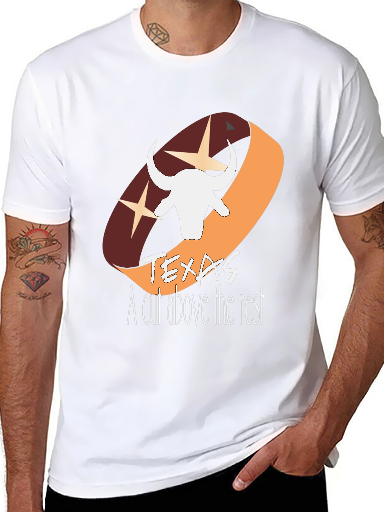 Texas A Cut Above the Rest Graphic T-Shirt