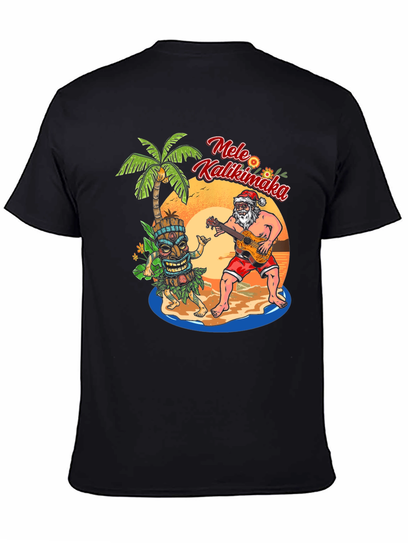 Mele Kalikimaka Santa Tee